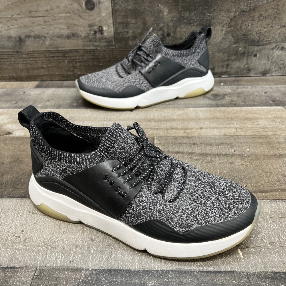 Cole Haan Grand Os Motion Womens Gray/Black Lace Up Athletic Shoes Size 8.5 B